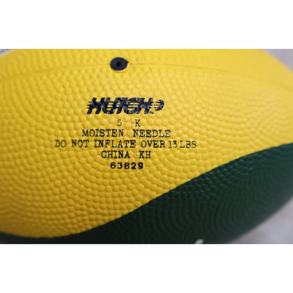 Vintage 1990s Hutch Castrol NFL Green Bay Packers Rubber Football Promo 63829 - Picture 2 of 4